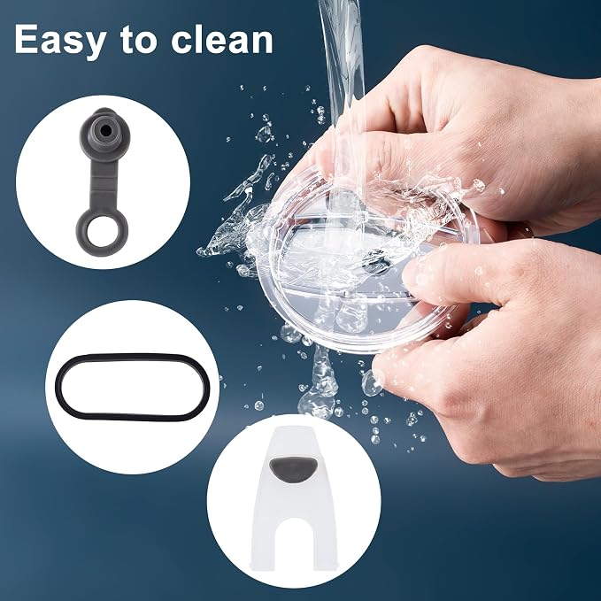 HINZIC 3 Pack Replacement Lids for 20 oz Tumbler, Travel Spill Proof Resistant - Image 3