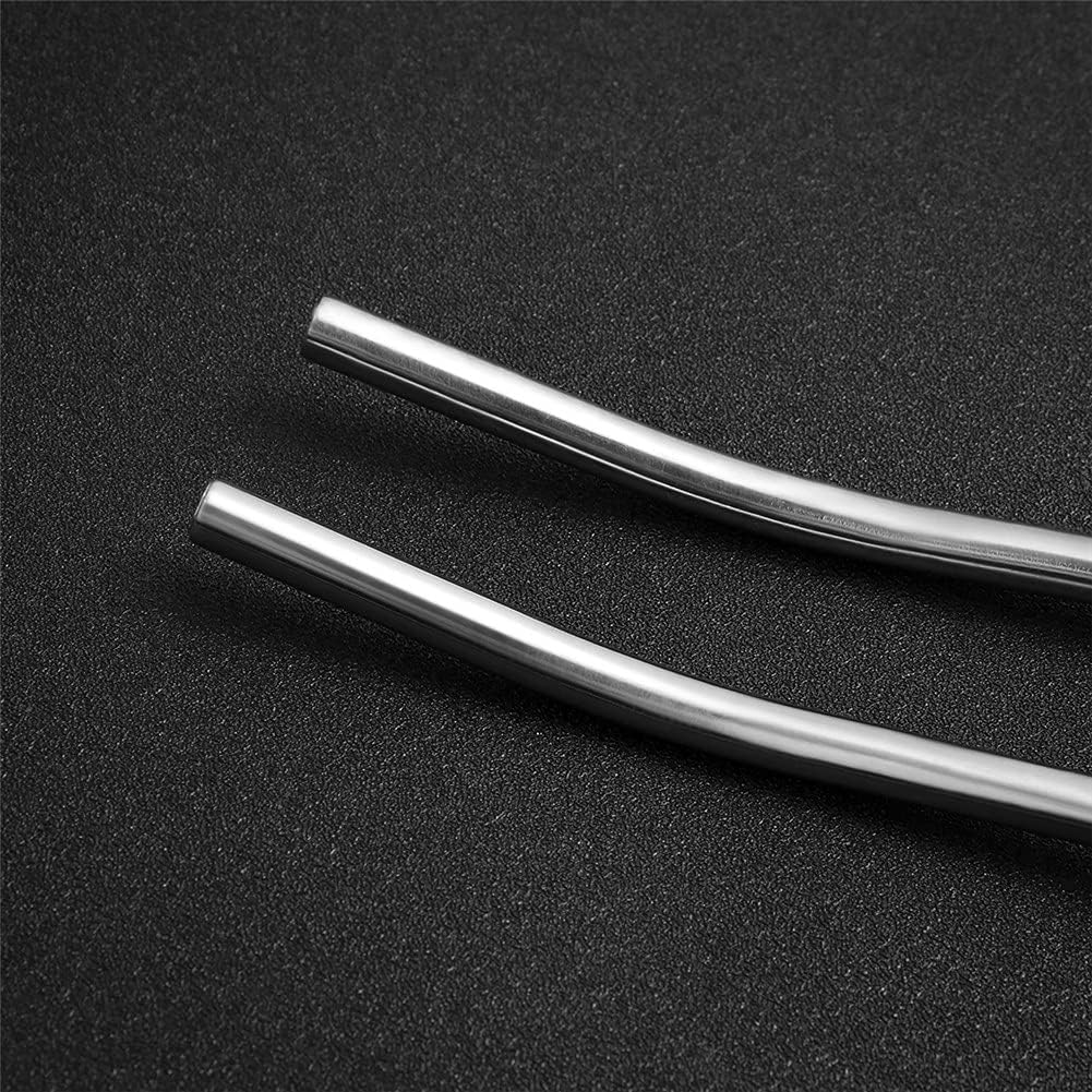 4Pcs Stainless Steel Straws Spoons, 2 in 1 Reusable Snow Cone Drinking Stainless Steel Ice Tea Metall Long Spoons Straws with 1 Cleaning Brushes for Cocktail Milkshake(4)