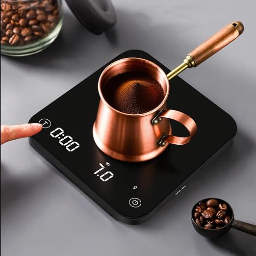 Mini Coffee Scale with Timer Automatic, 0.1g/2000g Rechargeable Precision - Image 9