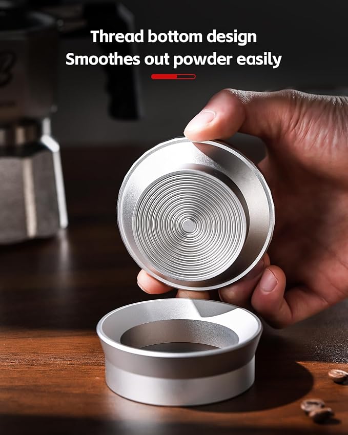 Bincoo Aluminum Coffee Tamper for Moka Pot, Italian Coffee Maker Dosing Funnel - Image 8