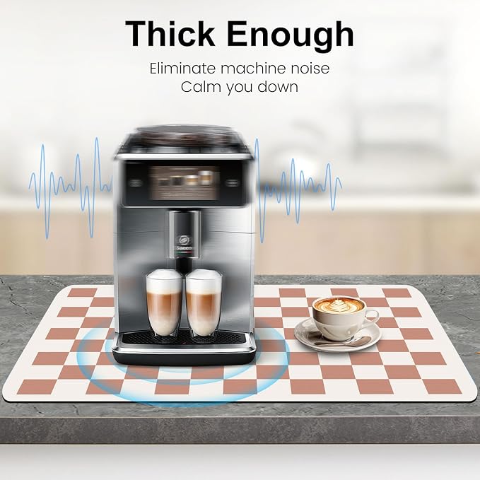 Clinuse Coffee Mats, Quick Dry Mat, Diatomite Absorbent Aesthetic Large Drying - Image 6