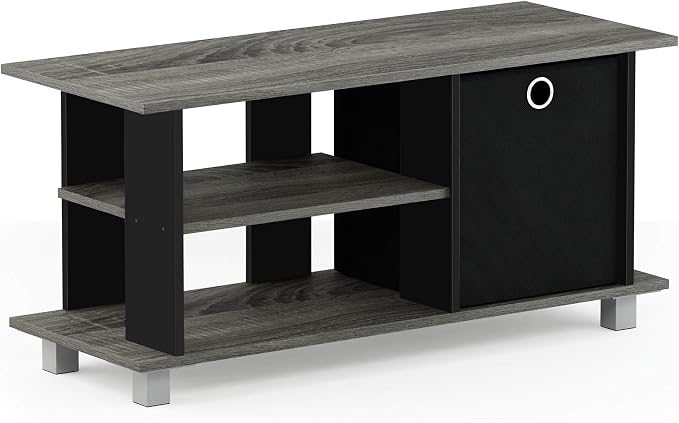 Furinno Simplistic TV Stand, 3-Tier Entertainment Center, Open Shelf TV Console - Image 4