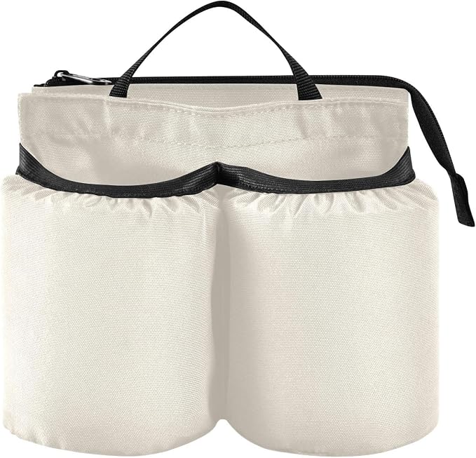 DOMIKING Beige Travel Luggage Cup Holder - Image 6