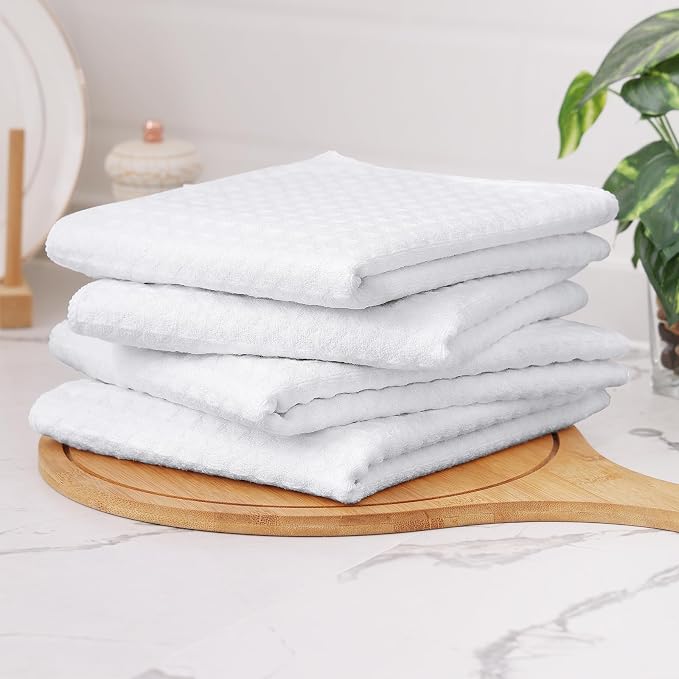 Homaxy Microfiber Waffle Weave Kitchen Towels, 16 x 28 Inch Ultra Absorbent and - Image 7
