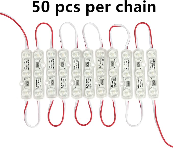 Q QINGCHEN 4000K Natural White LED Module UL Listed, 25Ft 50pcs/Chain DC12V 1.2 - Image 2