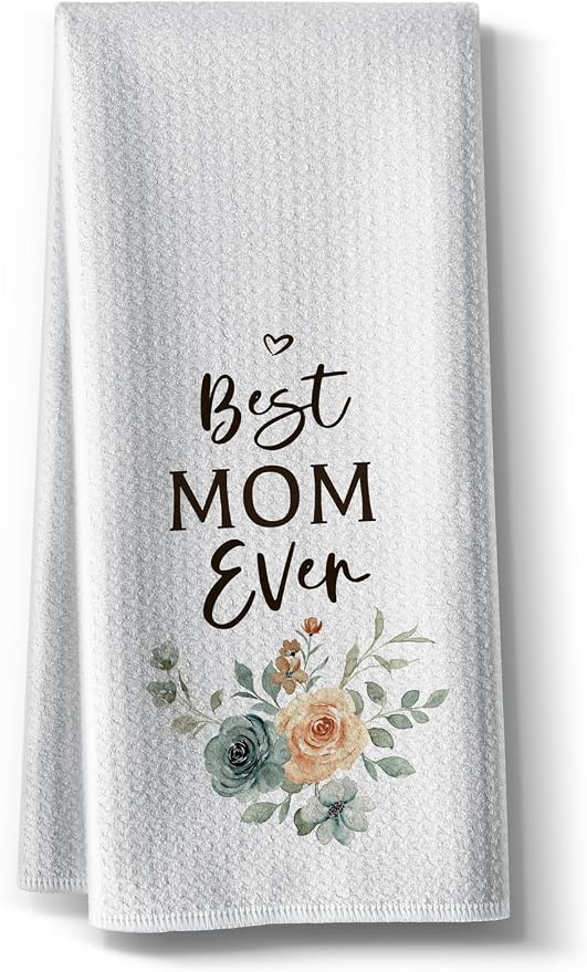 Daughter to Mom Towels- Funny Joked Absorbent Kitchen Tea Towel DéCor, Gifts by Hcaredee