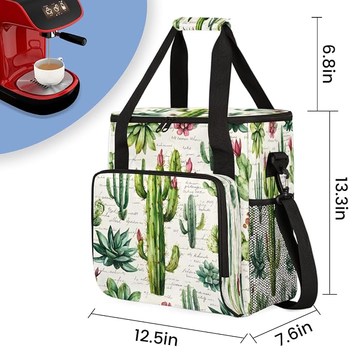 Tropical Cactus Coffee Machine Bag Compatible - Image 2