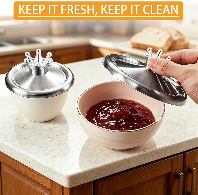 4.8 Inch Stainless Steel Universal Lid, Large Mugs, Chai Tea Cups, Candle Jars - Image 5