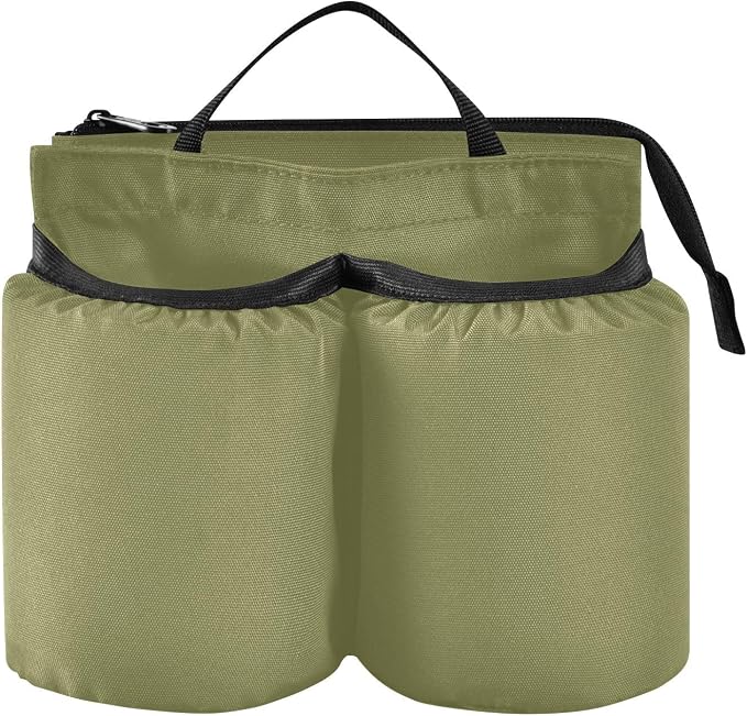 DOMIKING Olive Green Travel Luggage Cup Holder - Image 6