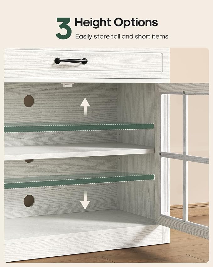 HAUOMS Modern Farmhouse Coffee Bar Cabinet - Image 6