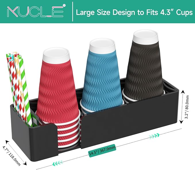 Coffee Bar Accessories and Organizer, Disposable Cup Holder - Image 5