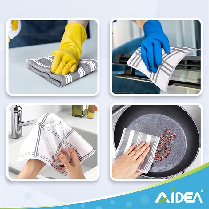 AIDEA Kitchen Towels, Absorbent Dish Towels - Image 6