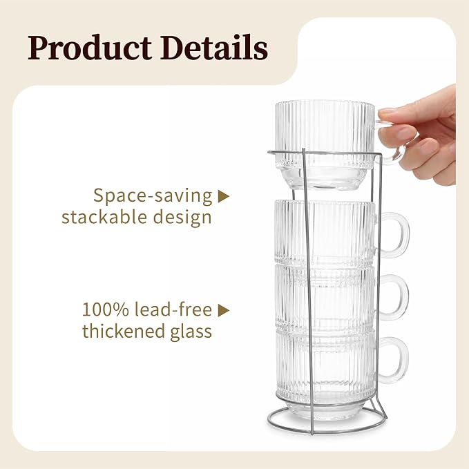 Stackable 5oz Espresso Cups - Image 4