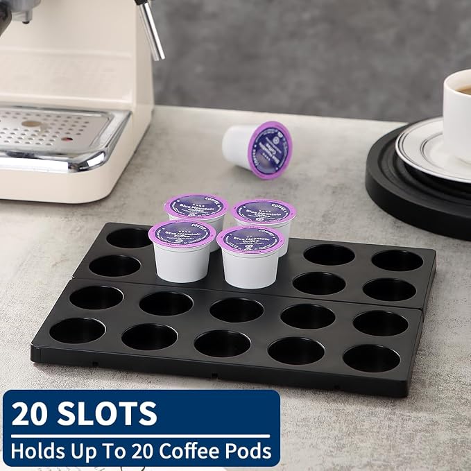 Berglander Coffee Pod Holder Drawer 20 K Cup, Coffee Capsule Organizer - Image 3