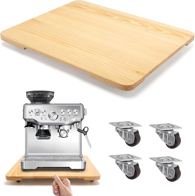 360° Rolling Tray for Coffee Maker, Sliding Tray Countertop Appliance Slider by Unknown