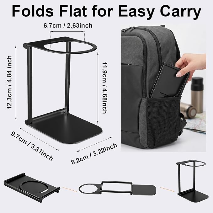 Portable Stand Compatible with Outin Nano, Premium Aluminum Alloy Coffee Maker - Image 6