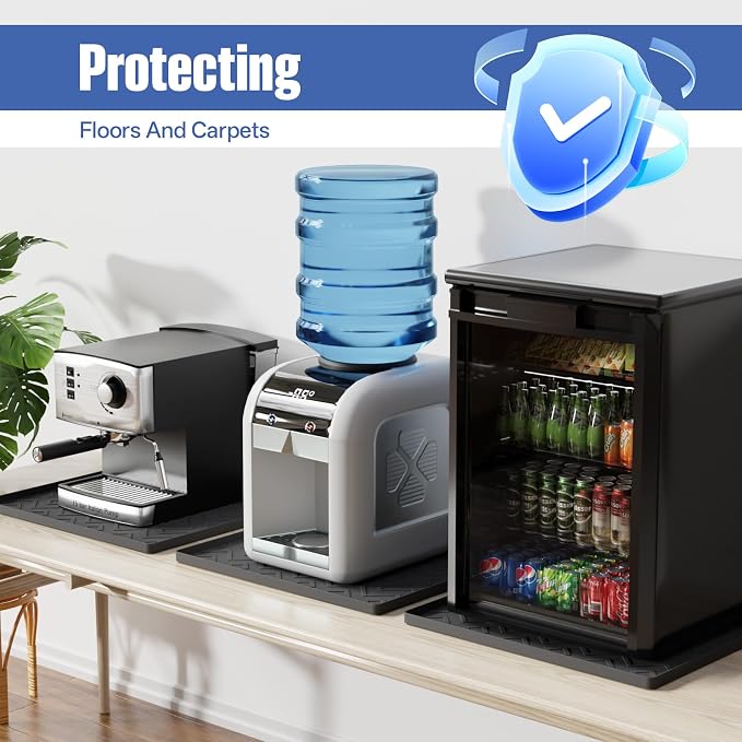 Water Cooler Mat – 19.7" x 19.7" Silicone Water Dispenser Mat - Image 4
