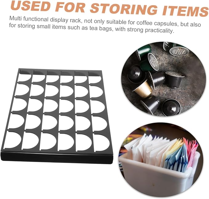 30grids Coffee Capsule Rack Acrylic Multi Organizer - Image 8