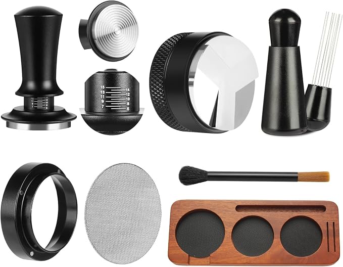7 PCS Espresso Accessories, 51mm Espresso Tamper Tools, WDT Tool Espresso by Unknown