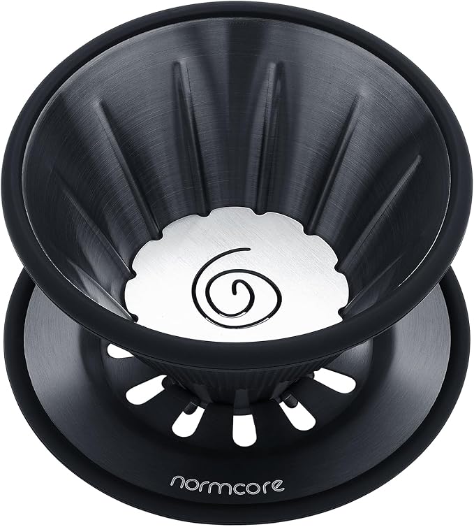 Normcore 2-in-1 Pour Over Coffee Dripper, Brews 1-2 Cups Coffee Brewer by NORMCORECOFFEETOOLS