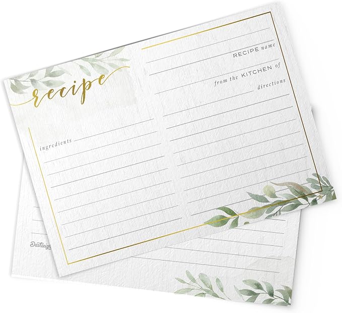 Dashleigh Farmhouse Greenery Recipe Cards - Image 7