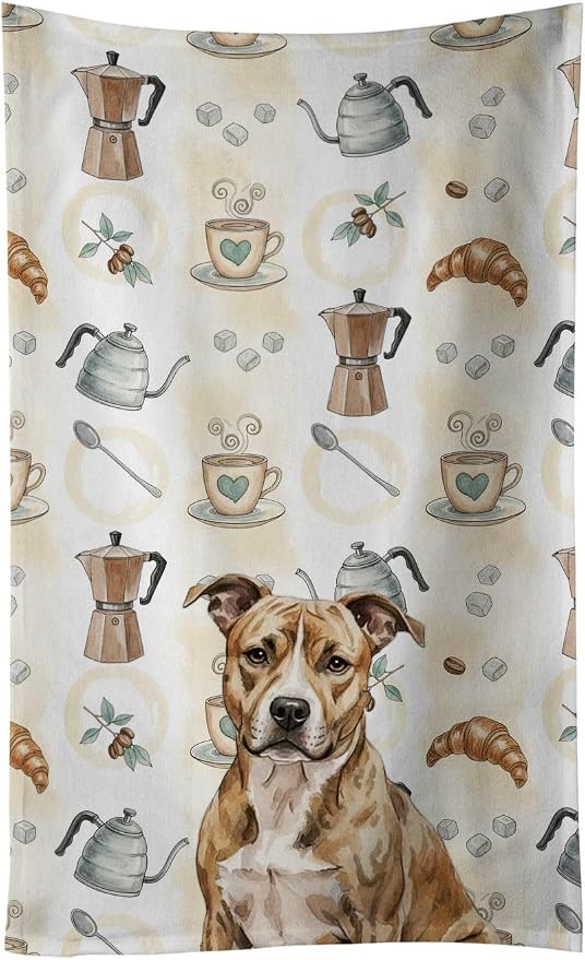 Caroline's Treasures Brindle American Staffordshire Terrier Coffee Bar Kitchen by CarolinesTreasures