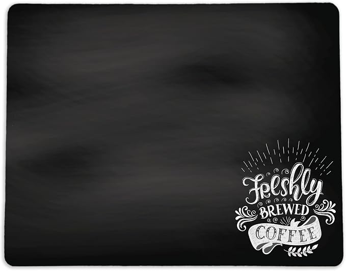 Chalkboard Style Placemat for your Coffee Maker or Espresso Machine by ThisJoyfulHome