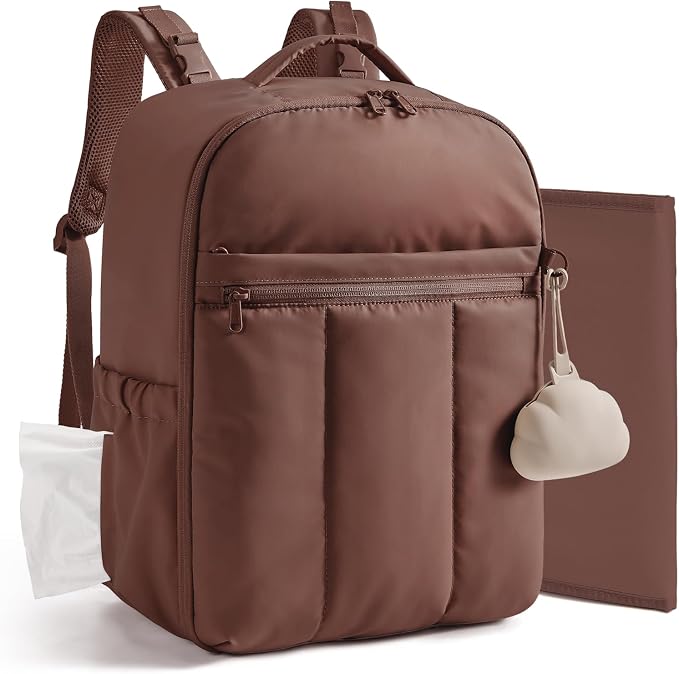 BAGSMART Baby Diaper Bag Backpack, Lightweight Puffy Diaper Bag by BAGSMART