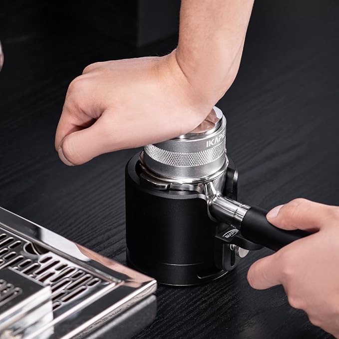 IKAPE Coffee Products, 58mm Coffee Distributor & Hand Tamper, Adjustable Depth - Image 8