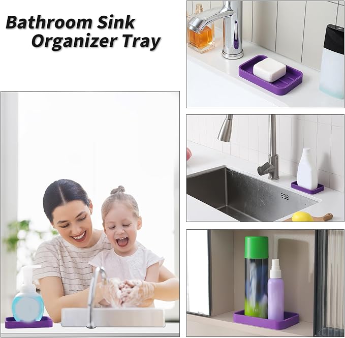 MicoYang Silicone Kitchen Sink Organizer Tray - Image 3