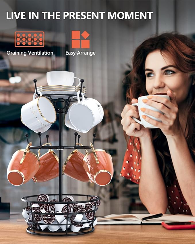 360° Rotating Coffee Mug Holder - Image 2