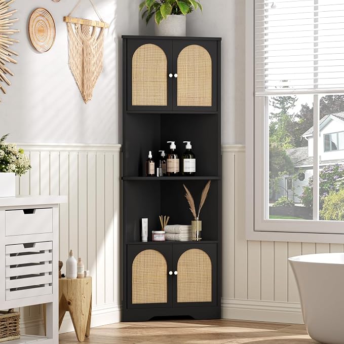 FiveWillowise 67''H Tall Corner Cabinet by FiveWillowise