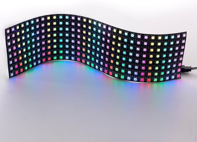 WS2812B RGB LED Digital Individually Addressable Panel Light LED Module Matrix - Image 7