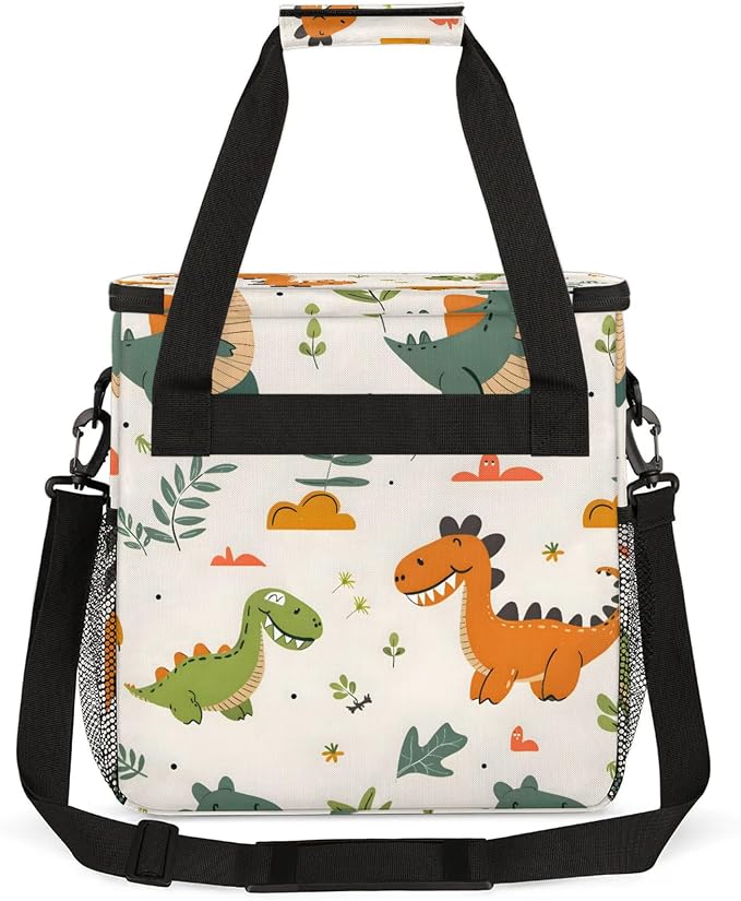 Dinosaur Cute Animal Coffee Maker Carring Bag, Large Insulated Storage - Image 5