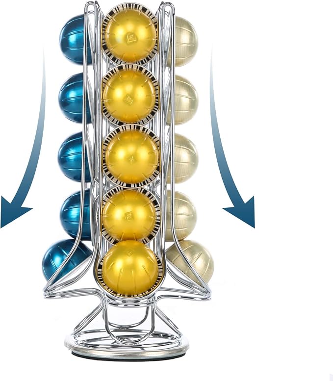 FlagShip Coffee Pod Holder 360-Degree Rotatable Nespresso Vertuoline VertuoPlus - Image 2