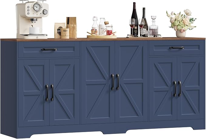 71” Large Sideboard Buffet Cabinet by BOTLOG