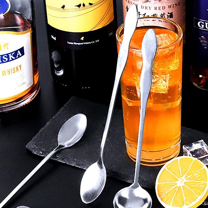 10-1/2 Inch Long Handle Stirring Mixing Spoon - Image 6