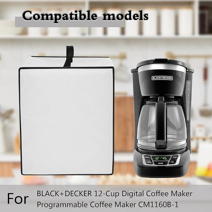 Coffee Maker Cover Heavy Duty Heat Resistant Waterproof Protective Coffee - Image 2