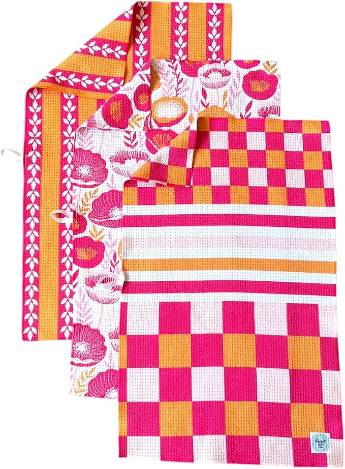 || 3 Pack|| Double Sided || Not Your Ordinary Dish Towels || Waffle Weave by DesertAqua