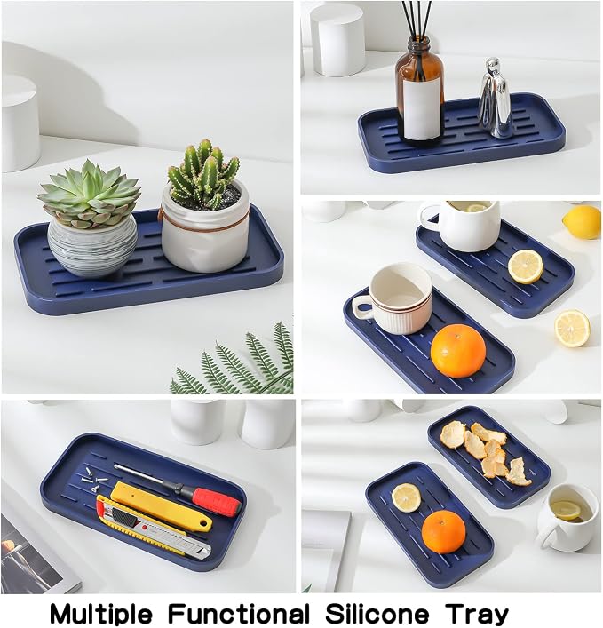 MicoYang Silicone Kitchen Sink Organizer Tray - Image 5