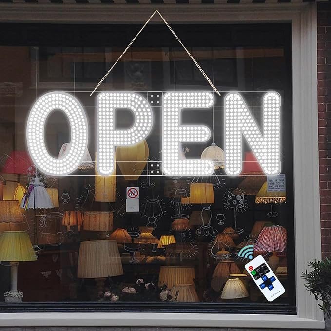 40"x14" Open Sign, LED Open Sign - Image 3