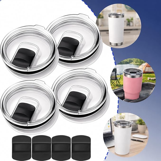 4-Pack 30 oz Tumbler Lid Compatible - Image 5