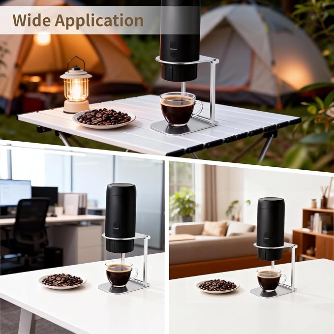Pour over Dripper Stand, Portable & Foldable Espresso Machine Stand, Office - Image 5