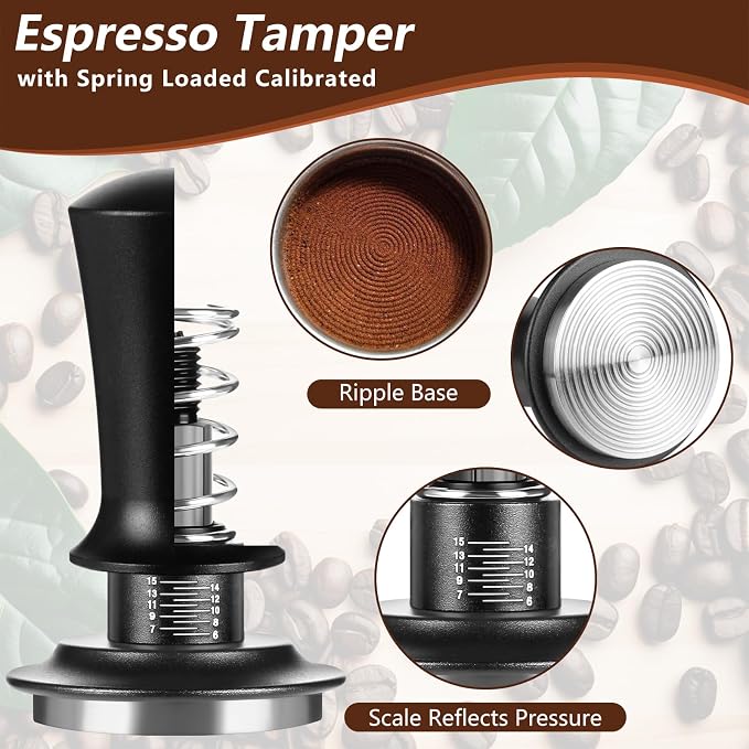 Espresso Accessories, Coffee Tamper Tools Set - Image 4