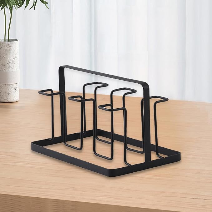 Gralara Mugs Cups Organizer, Glass Cups Stand Holder, 6 Cup Holder Hanger - Image 5
