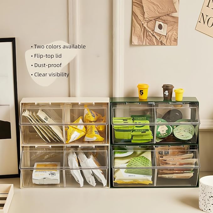 Bokelai Creamer Holder Plastic Tea Bag Organizer - Image 7