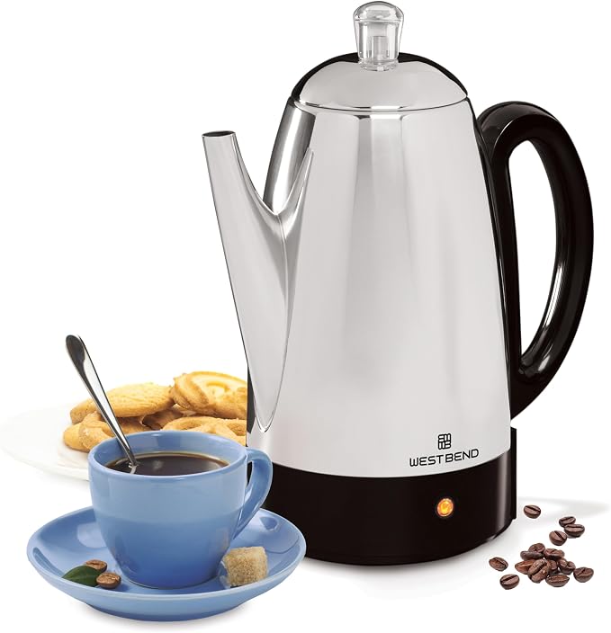 West Bend Electric Percolator Classic Style Coffee Maker by WestBend