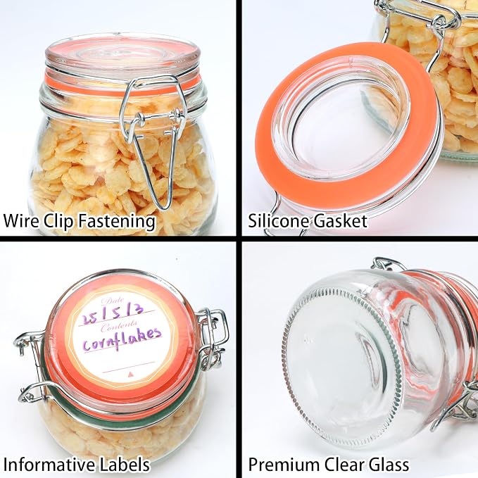 Flrolove 5oz 6pack Glass Jars - Image 4