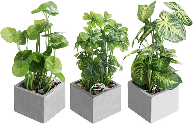 MyGift Artificial Plants Indoor, Faux House Plant by MyGiftHome