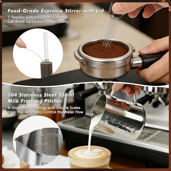 Y-Step 51mm Espresso Accessories Kit, - Image 5
